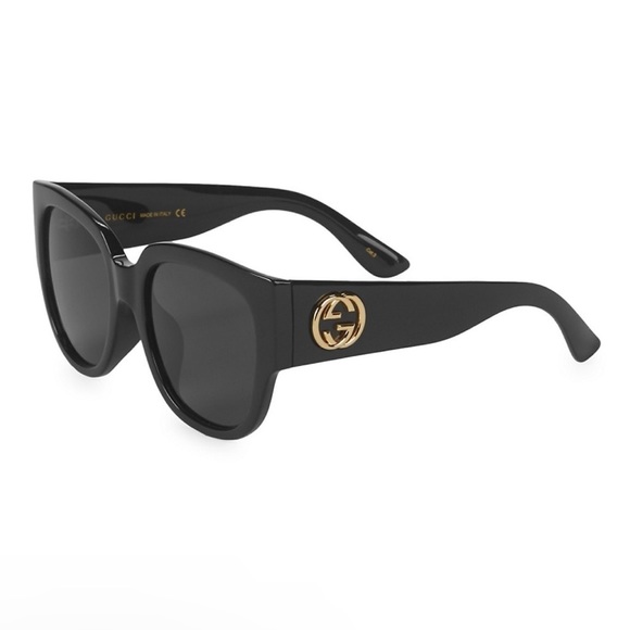 Gucci Accessories - NEW GUCCI 55mm Oversize Sunglasses GG0142SA
Color Black